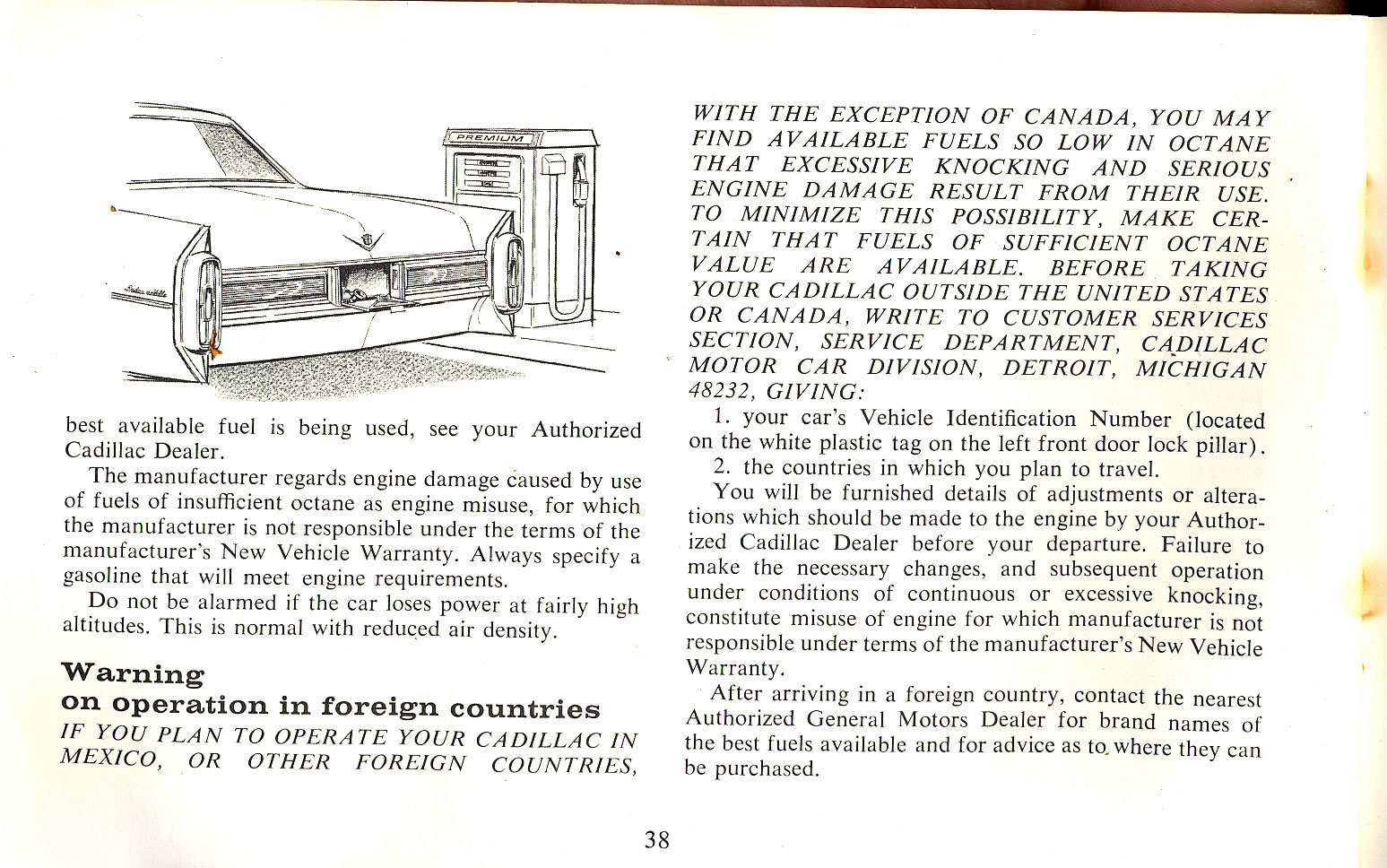1965 Cadillac Owners Manual Page 25